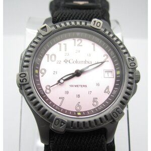 Women Columbia Quartz WR Analog 35mm Round Watch (H933) "New Battery"